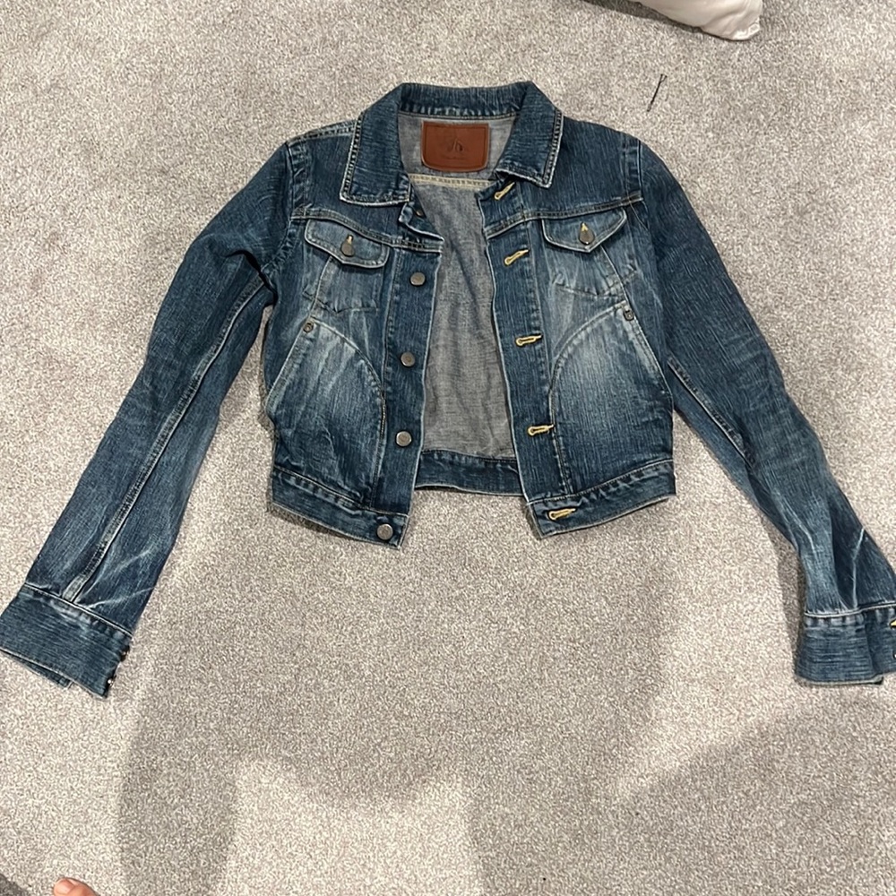 Crop Denim Jacket - XS